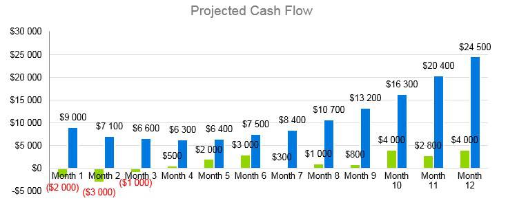 Agriculture Fruit Farm - Projected Cash Flow