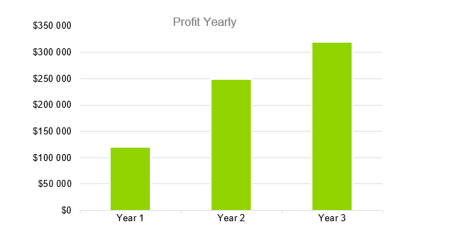 Laser Tag - Profit Yearly