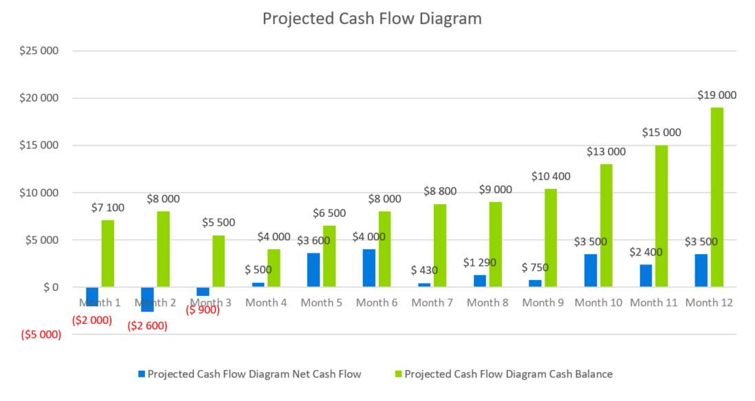 Organic Fertilizer Business Plan - Projected Cash Flow