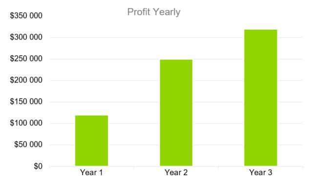 Profit Yearly - Water Park Business Plan Example