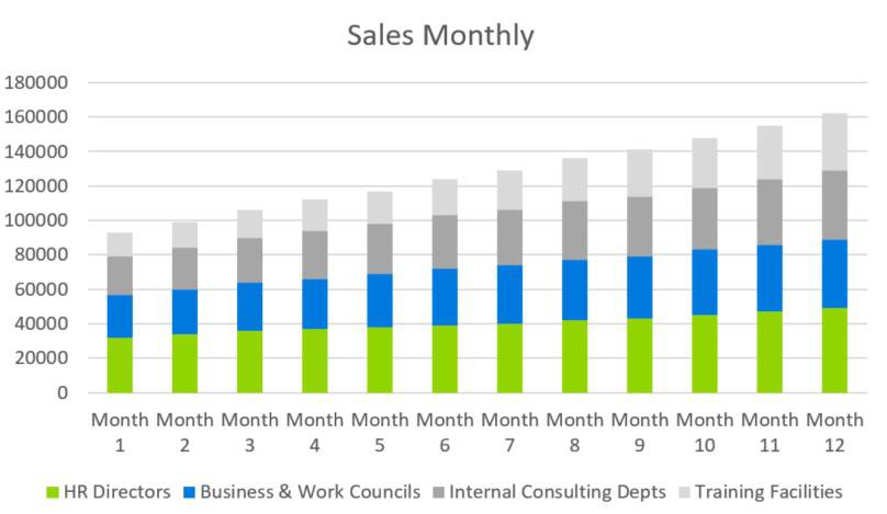 Sales Monthly - HR Consultant Business Plan Template