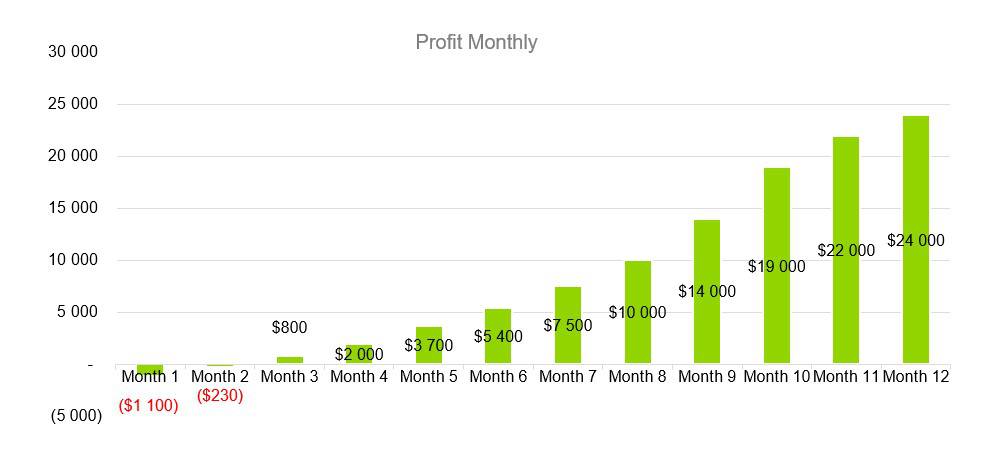 Profit Monthly - Music Business Plans