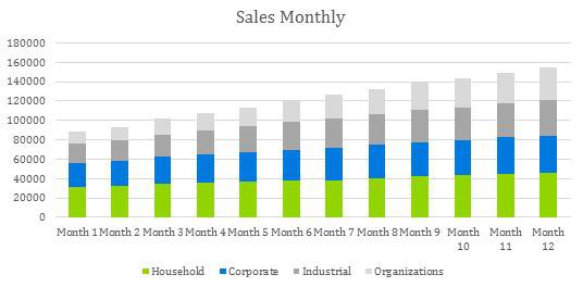 State Farm Business Plan - Sales Monthly