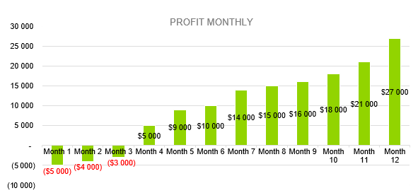 language school business plan - profit monthly