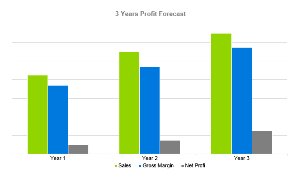 Drop Shipping Business Plan - 3 Years Profit Forecast