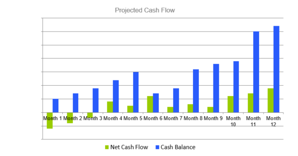 Gas Station Business Plan - Projected Cash Flow