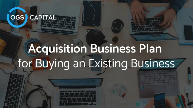 business plan template for purchase of existing business