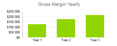 Airline Business Plan - Gross Margin Yearly