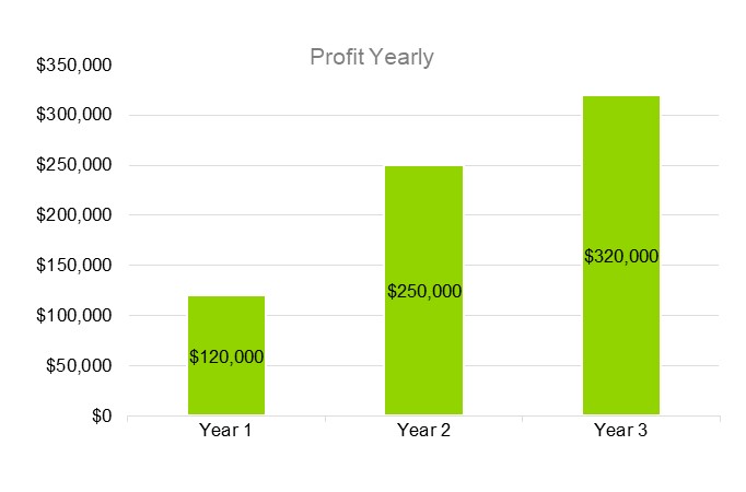 Business Plan With Financial Projections - Profit Yearly