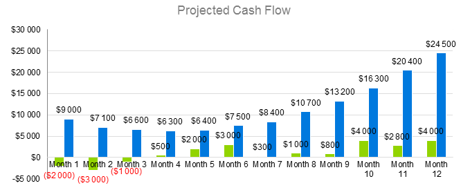 Hotel Business Plan - Project Cash Flow