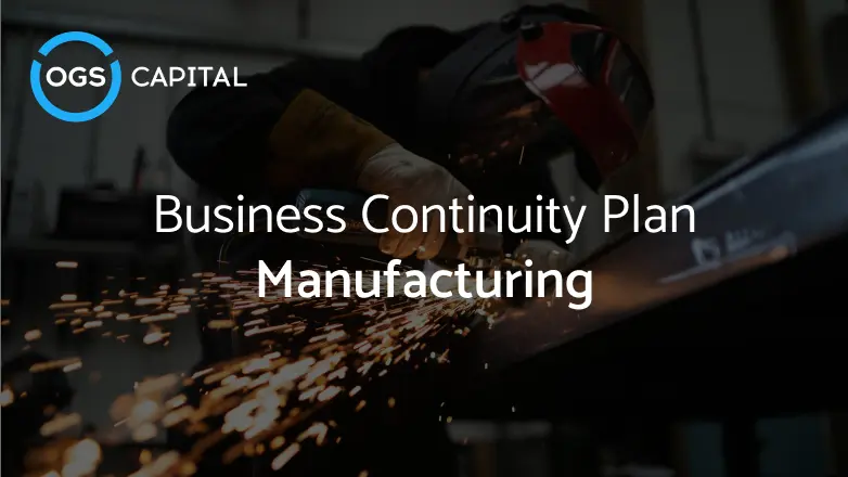 Business Continuity Plan for Manufacturing